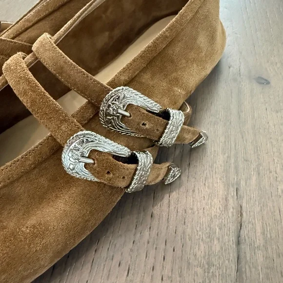 Le Monde Béryl Claudia Leather Ballet Flats - Picture 6 of 12